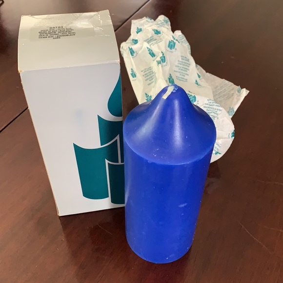 8” tall Ocean Mist pillar candle
